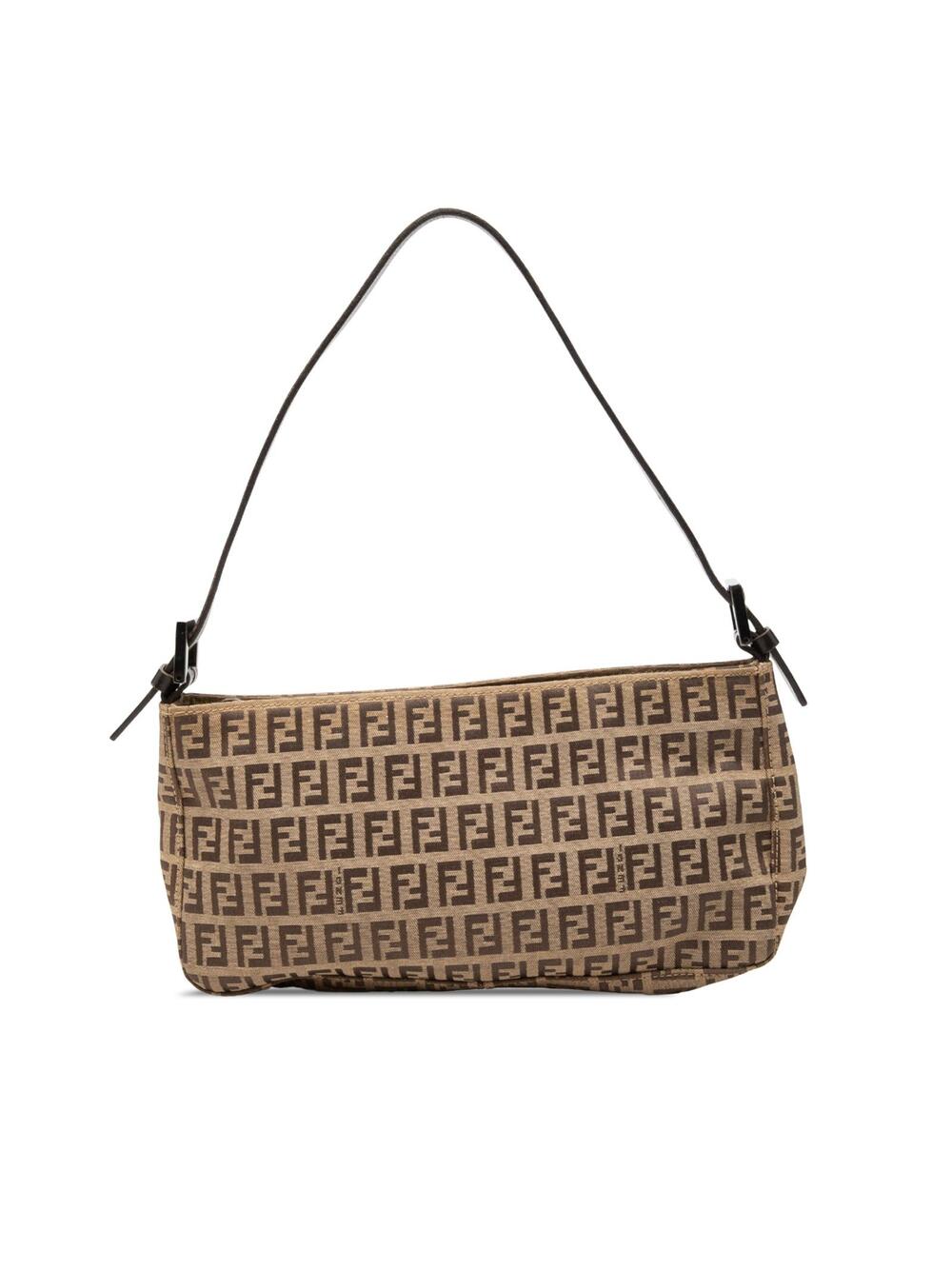 Fendi Zucchino Canvas Pochette Pre- #350499F68B